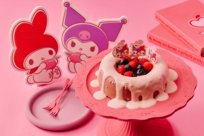マイメロディ&クロミのもっと桃気分 Peach Sweets Buffet/提供画像