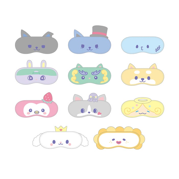 アイマスク(全11種)税込各2,200円(C)2023 SANRIO CO.,LTD.APPROVAL NO.L640922