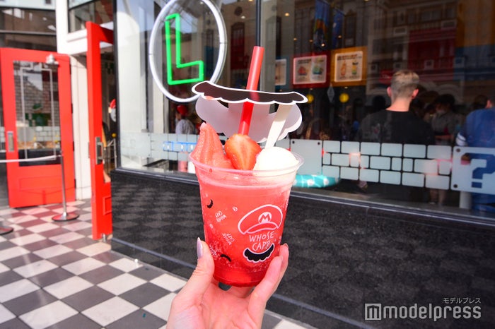 マリオのいちごソーダスムージー850円(C)モデルプレス
