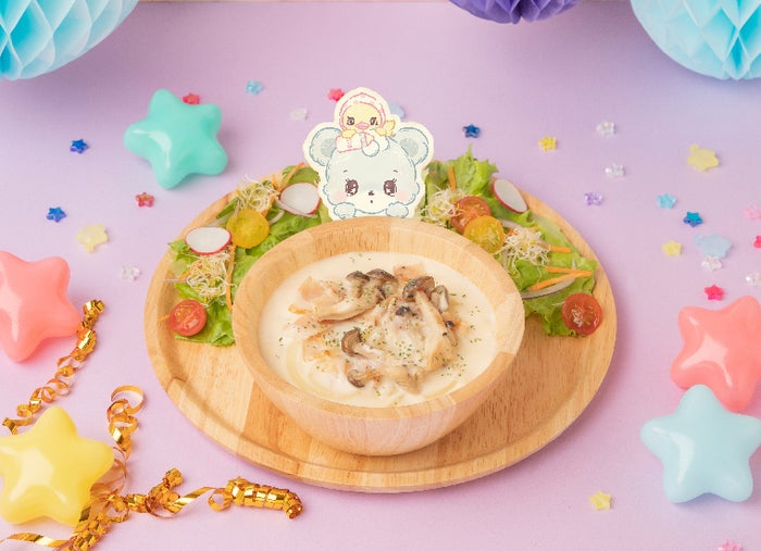 HopHop Babies あひるのかあさんのチーズリゾット税込1,760円(C)2023 SANRIO CO.,LTD.APPROVAL NO.L638832