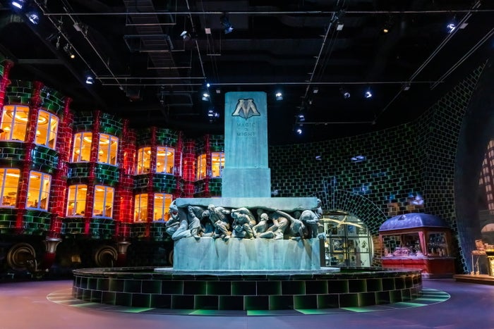 魔法省/‘Wizarding World’ and all related names, characters and indicia are trademarks of and (C) Warner Bros. Entertainment Inc. – Wizarding World publishing rights (C) J.K. Rowling.