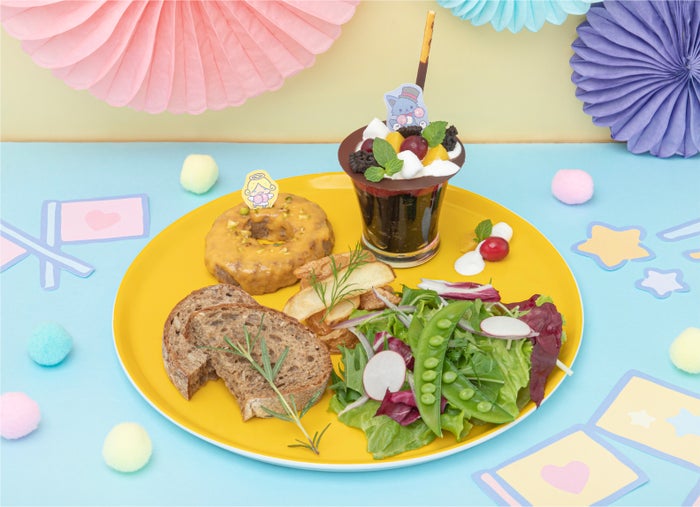 夢いっぱいJOCHUMプレート②雑穀パン(C)2023 SANRIO CO.,LTD.APPROVAL NO.L640922