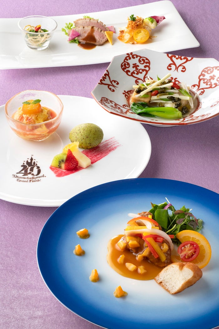 シルクロードガーデン(中国料理)東京ディズニーリゾート40周年“ドリームゴーラウンド”グランドフィナーレランチコース(C)Disney
