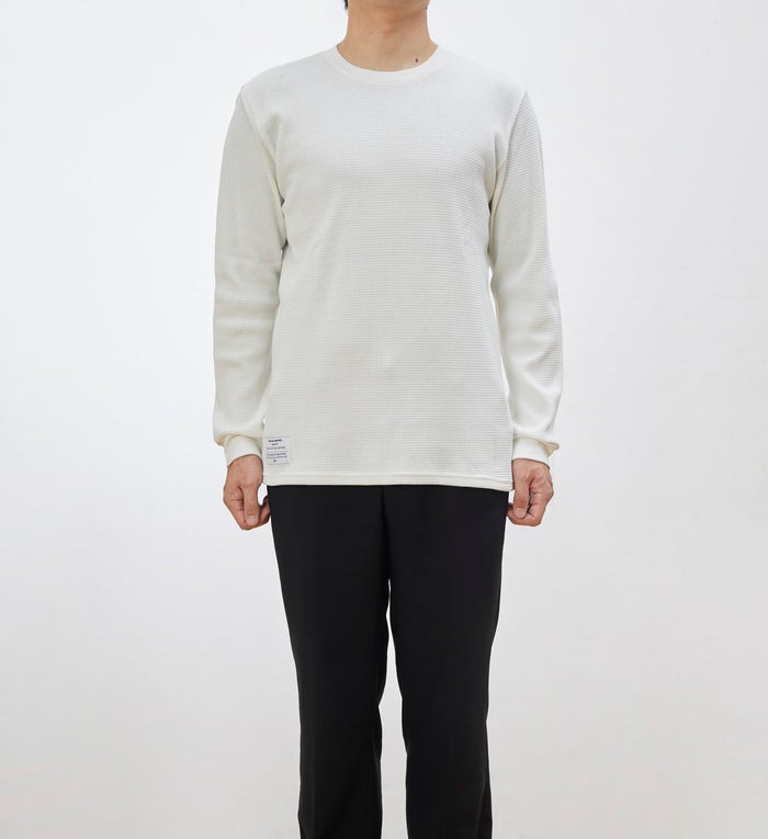 ワッフルロングスリーブTシャツ20,900円※代官山カフェ先行発売/提供画像