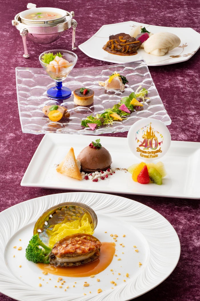 シルクロードガーデン(中国料理)東京ディズニーリゾート40周年“ドリームゴーラウンド”グランドフィナーレディナーコース(C)Disney