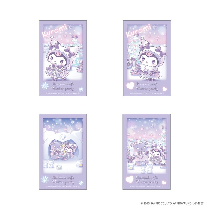ステッカー(ランダム4種)税込605円/提供画像